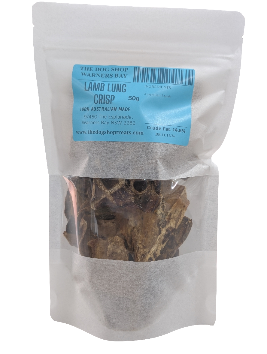 lamb lung crisp packaged