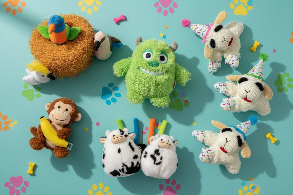 Plush Dog Toys Collection