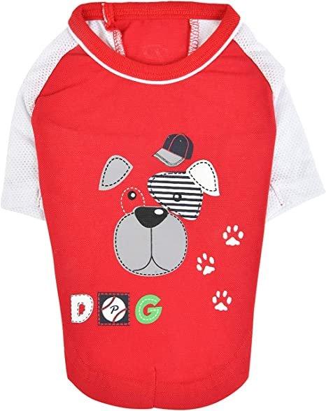 Puppia Sniffer T-shirt Red Xl - The Dog Shop Warners Bay