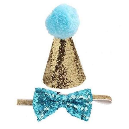 Glitter Party Hat & Bow Tie