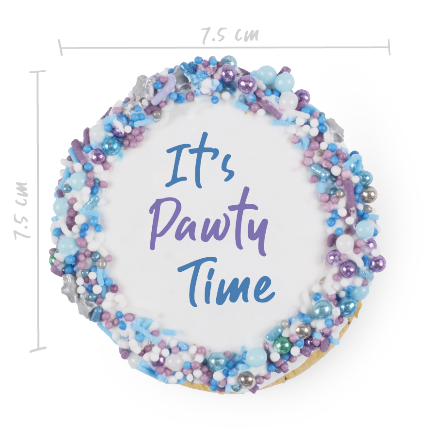 Dog Birthday Cake Round