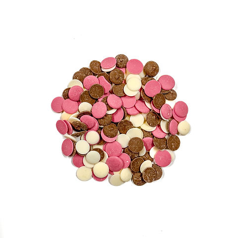 Neopolitan Yoghurt Drops - Triple Flavor Dog Treats 100g
