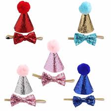 Glitter Party Hat & Bow Tie