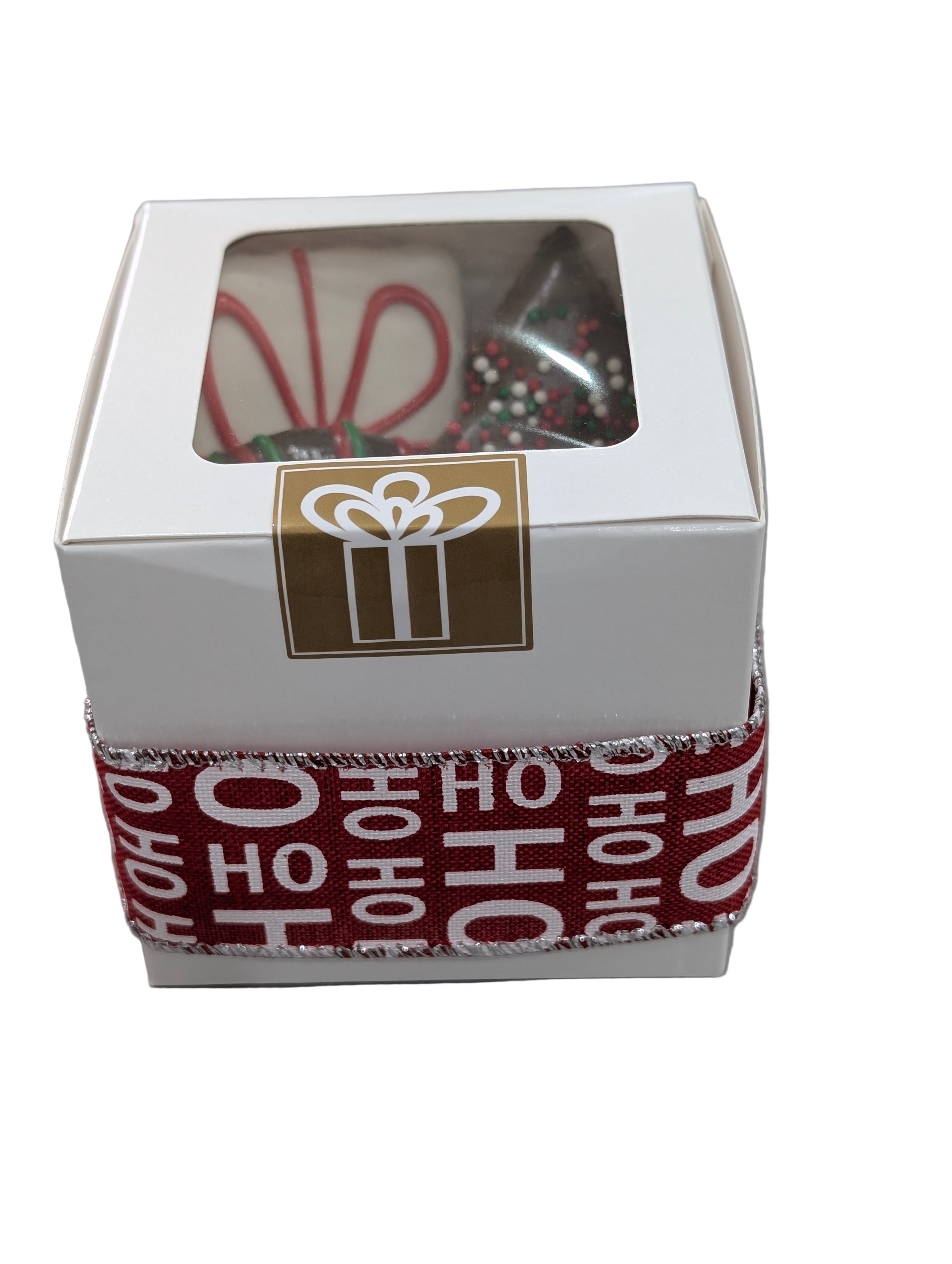 Doggy Christmas Cookie Gift Box 4 Pack