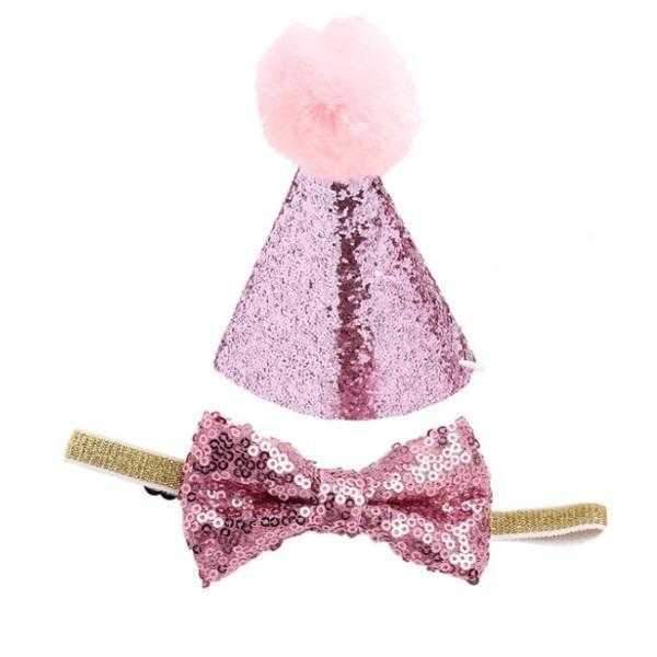 Glitter Party Hat & Bow Tie