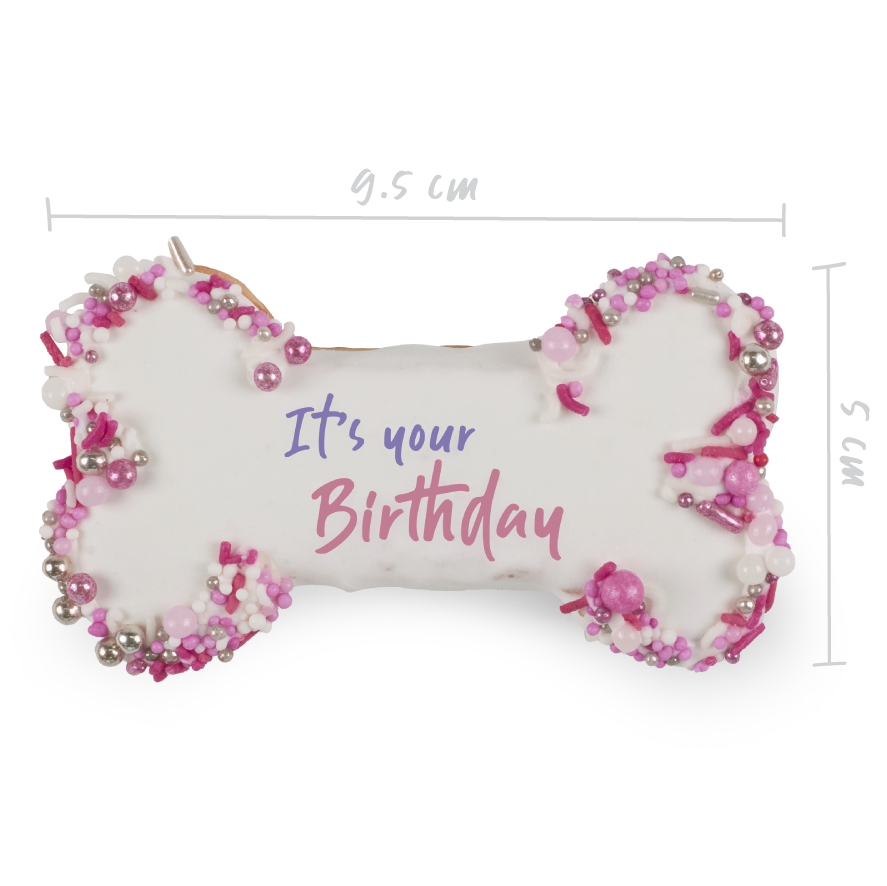Birthday Bone Dog Cake