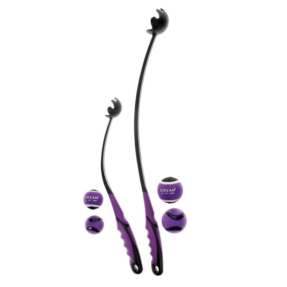 Scream Deluxe Grip Ball Launcher Fetch Pack - The Dog Shop Warners Bay