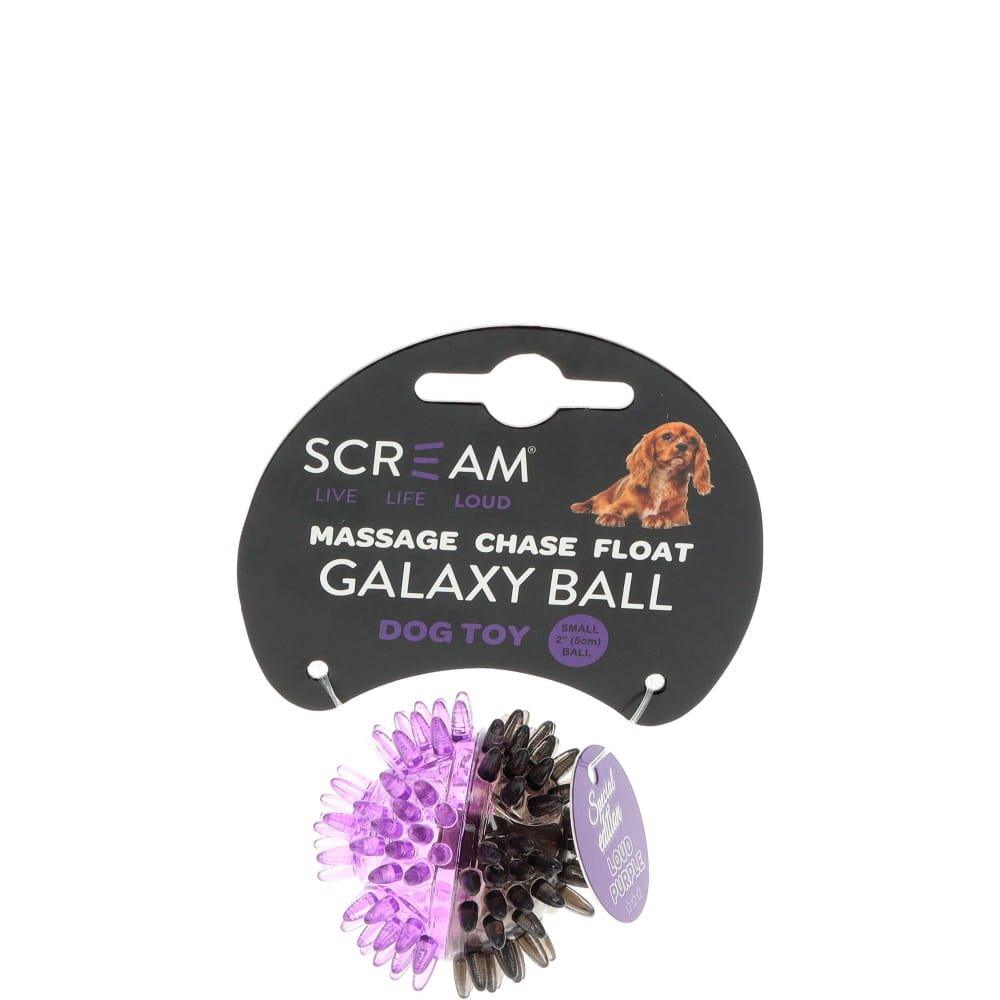Scream Galaxy Ball Purple/Black - The Dog Shop Warners Bay