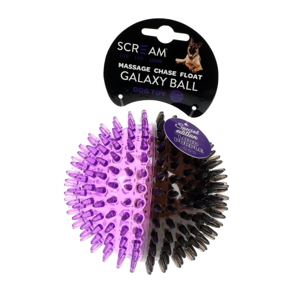 Scream Galaxy Ball Purple/Black - The Dog Shop Warners Bay