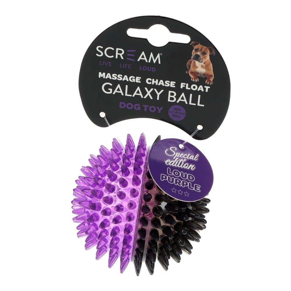 Scream Galaxy Ball Purple/Black - The Dog Shop Warners Bay