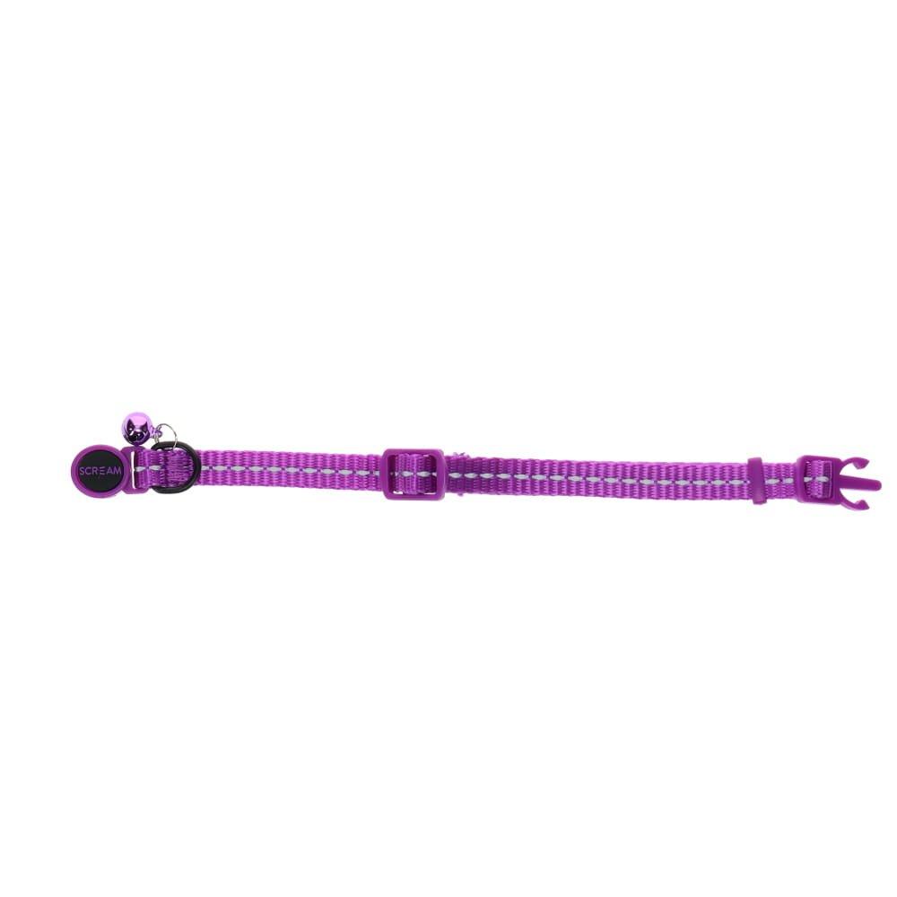 Scream Reflective Adj. Nylon Puppy Collar - The Dog Shop Warners Bay