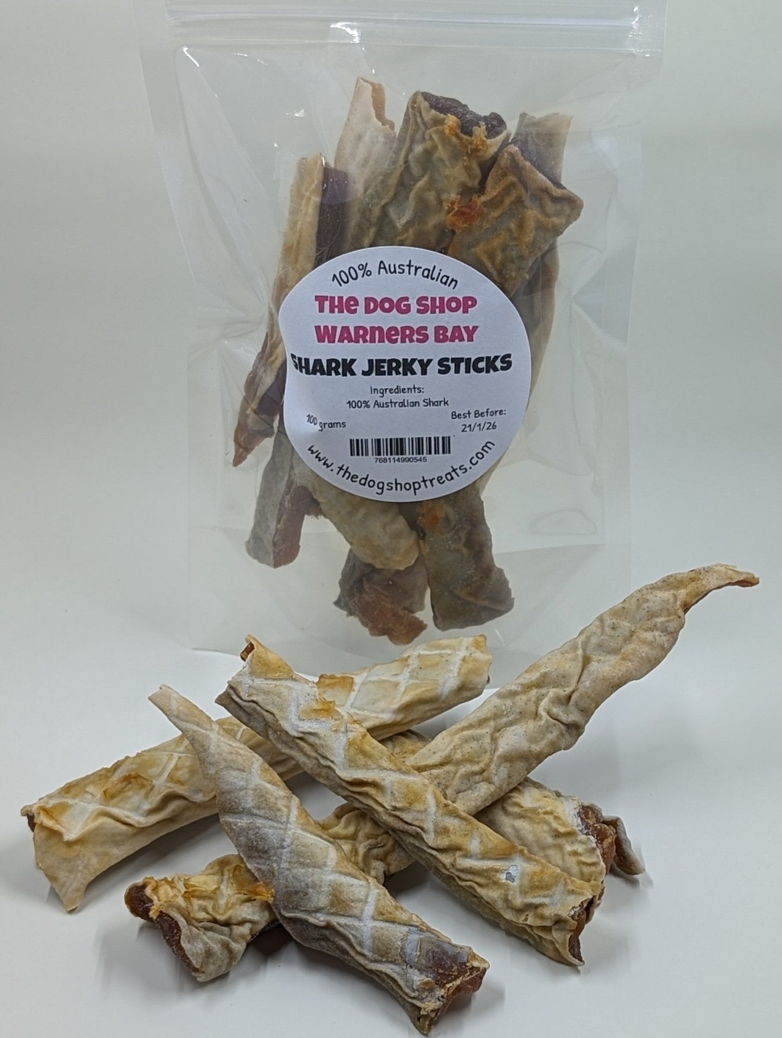 Shark Jerky Sticks - The Dog Shop Warners Bay