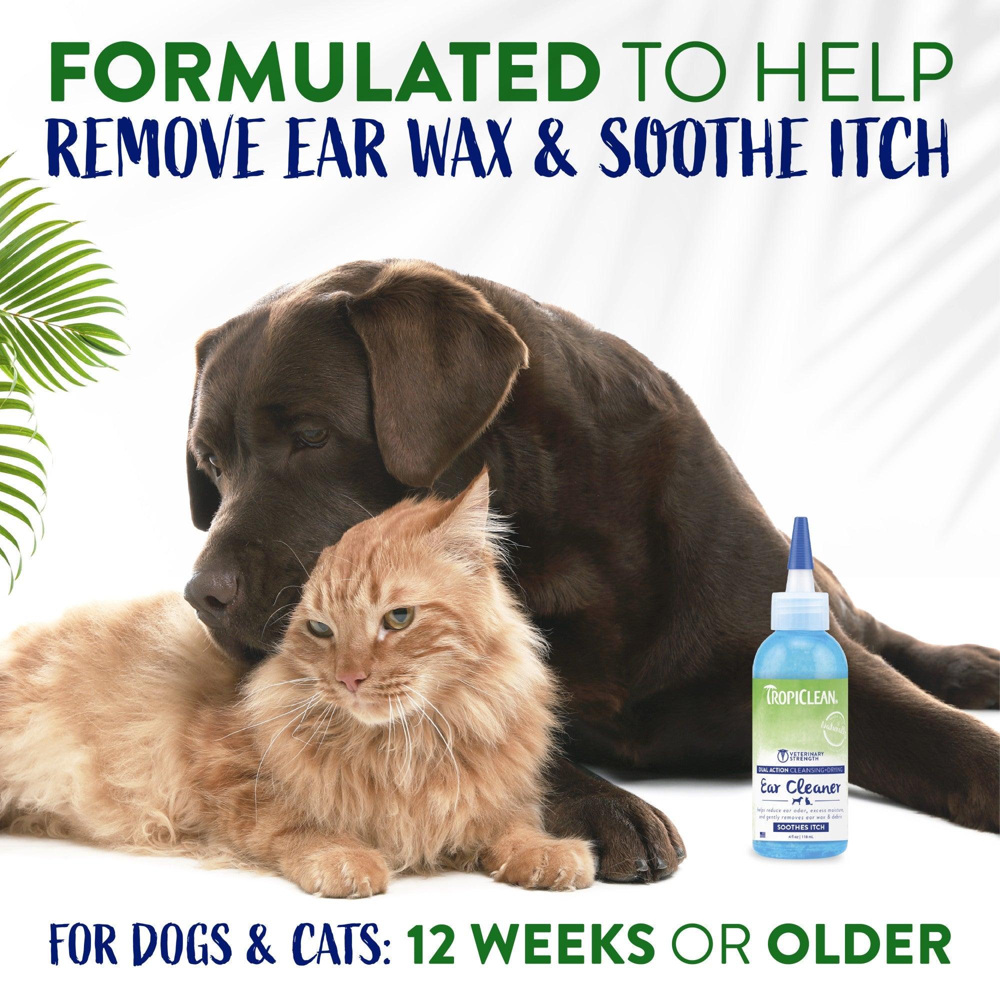 Tropiclean Dual Action Ear Cleaner 118ml - The Dog Shop Warners Bay