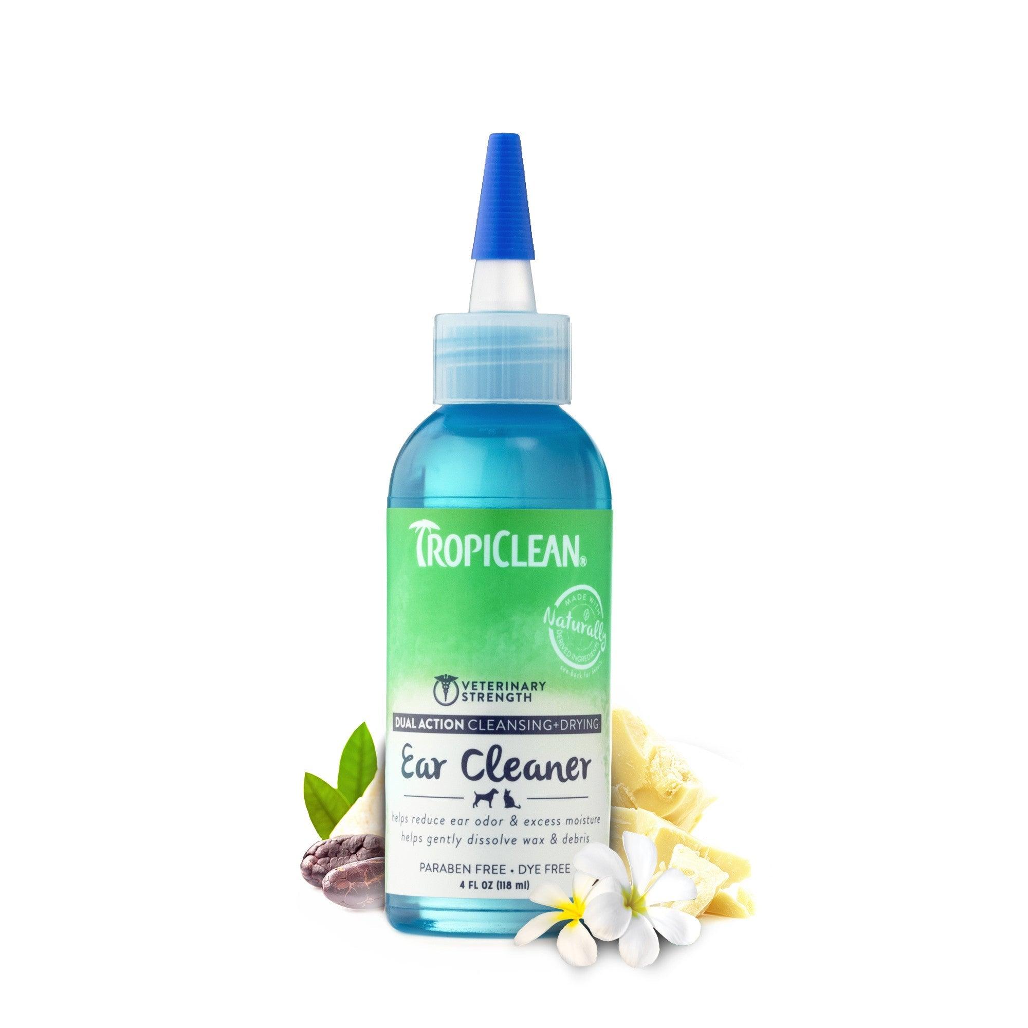 Tropiclean Dual Action Ear Cleaner 118ml - The Dog Shop Warners Bay