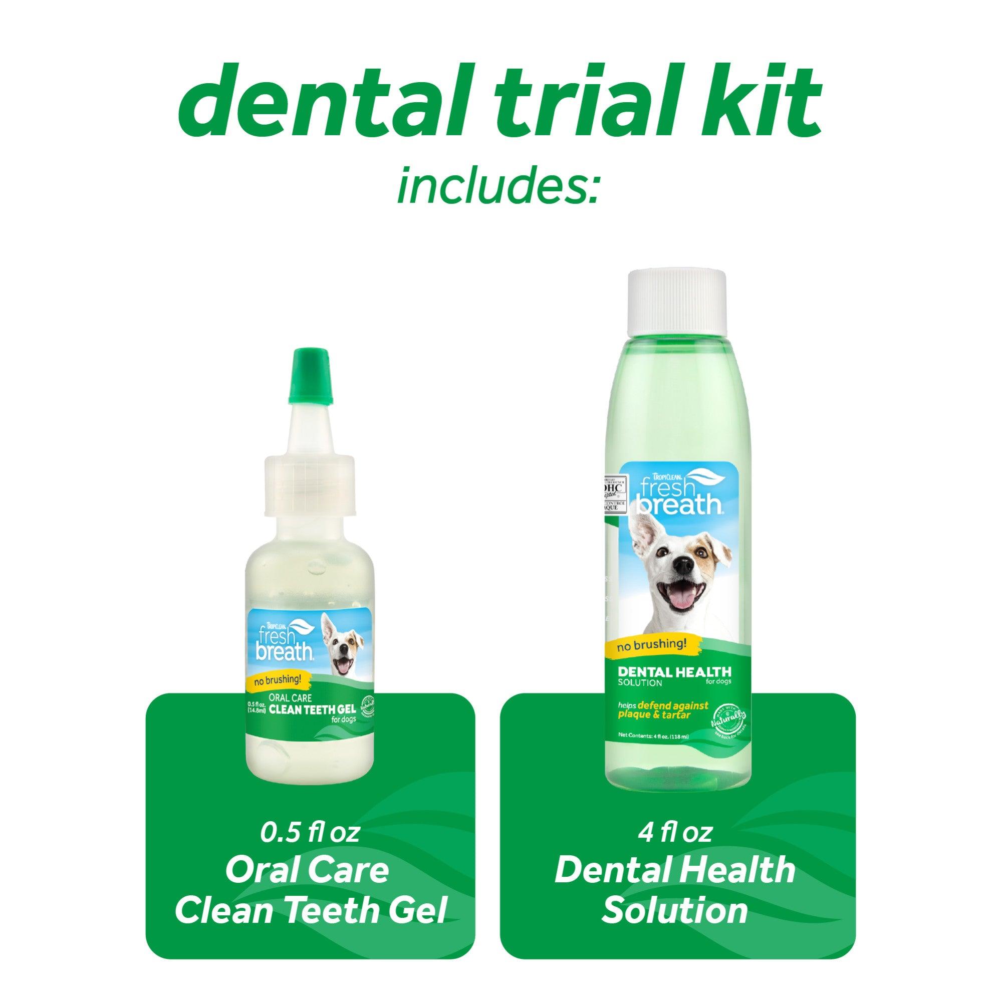 Tropiclean Fresh Breath Dental Trial Kit - The Dog Shop Warners Bay