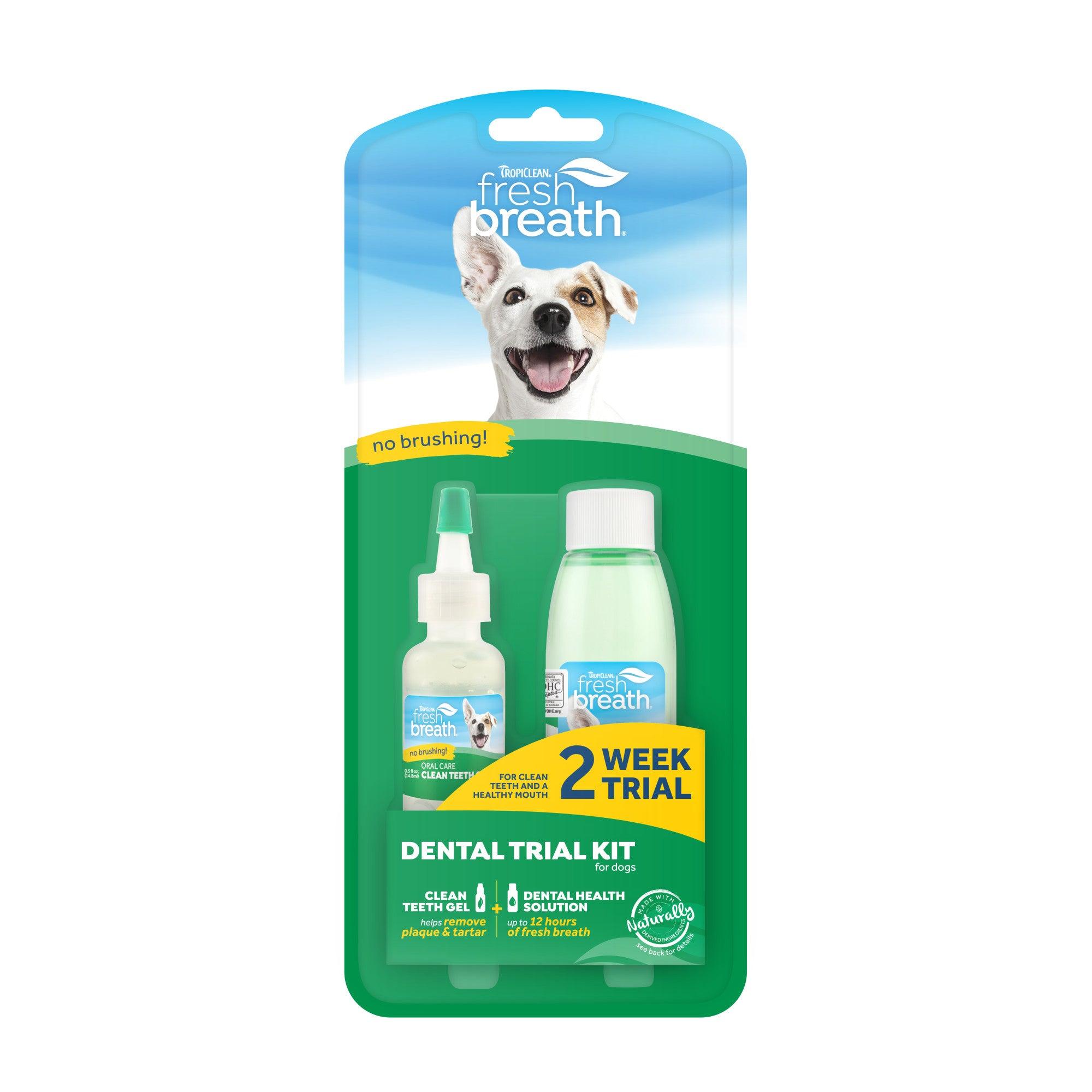 Tropiclean Fresh Breath Dental Trial Kit - The Dog Shop Warners Bay