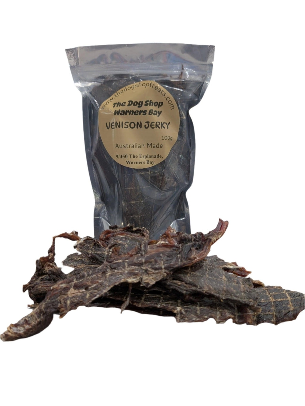 Venison Jerky 100g - The Dog Shop Warners Bay