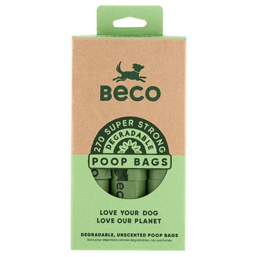 Beco Poop Bags Unscented 270 pack - The Dog Shop Warners Bay