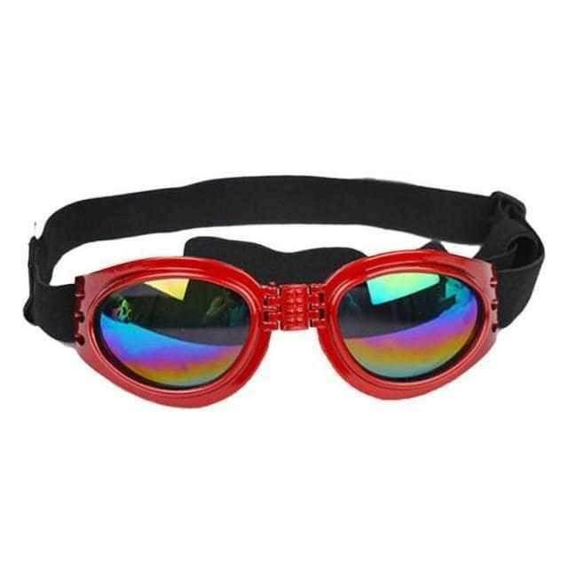 dog goggles classic red