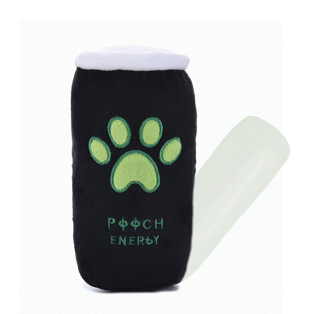 Fuzzy Friendz Dog Toy Bark Soda Pupster Energy - The Dog Shop Warners Bay