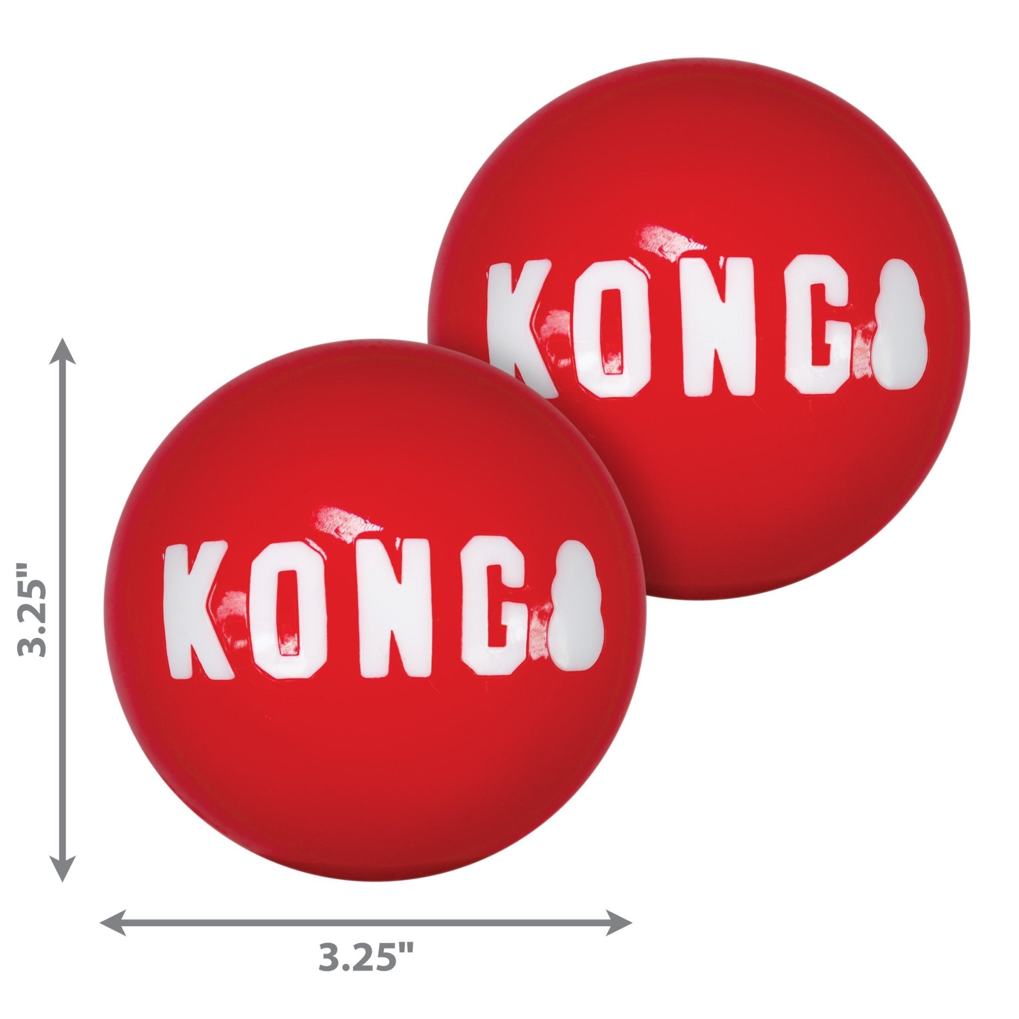 Kong Signature Balls Large 3 pack - The Dog Shop Warners Bay