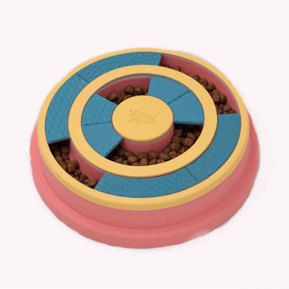 ZippyPaws SMARTYPAWS PUZZLER FEEDER BOWL WAGGING WHEEL - The Dog Shop Warners Bay